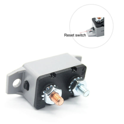 F3088-50A 50A Manual Reset Circuit Breaker Double Short Legs with Bolt 12/24V - In Car by buy2fix | Online Shopping UK | buy2fix