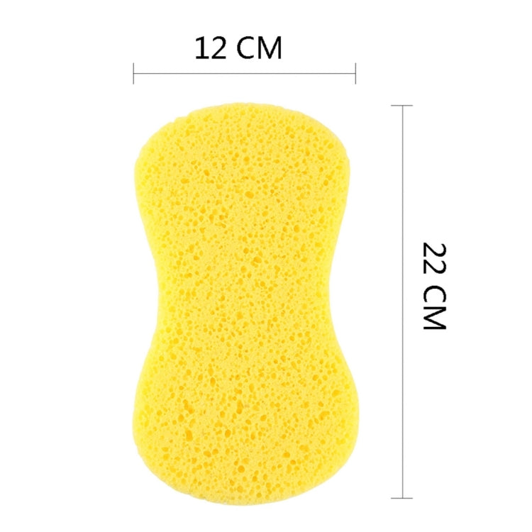 5 PCS Household Cleaning Sponge Yellow Car Wash Sponge With Macropores - Car washing supplies by buy2fix | Online Shopping UK | buy2fix