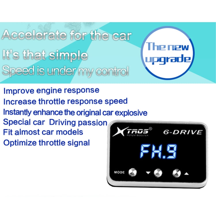 TROS TS-6Drive Potent Booster Electronic Throttle Controller for Jeep Wrangler JL 2018-2019 - Car Modification by TROS | Online Shopping UK | buy2fix