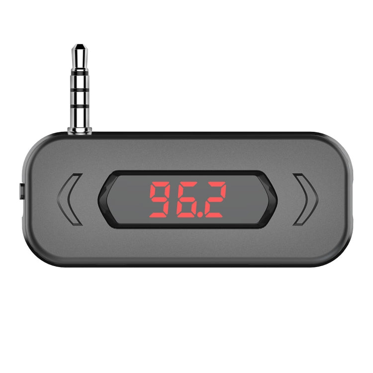 Doosl DSER116 Multifunctional Car FM Transmitter Wireless Music Receiver with 3.5mm Jack & LCD Display, Support Hands-free Call(Black) - Bluetooth Car Kits by DOOSL | Online Shopping UK | buy2fix