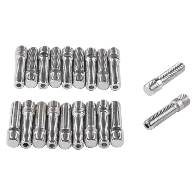 20 PCS 5.8cm Universal Car Modification Extended Wheels Stud Conversion M14x1.25 to M12x1.5 Screw Adapter LN032 LN033 LN044 - In Car by buy2fix | Online Shopping UK | buy2fix