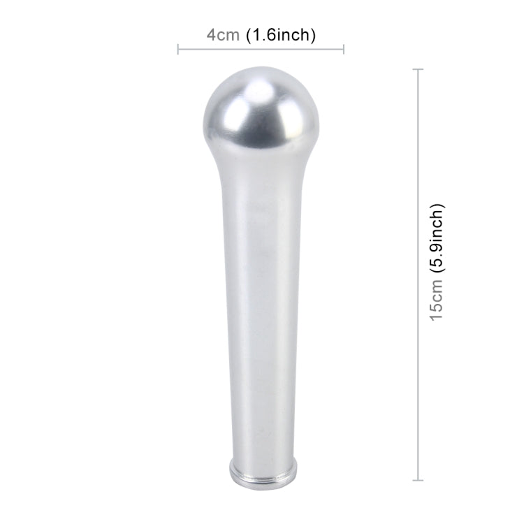 Universal Car Modified Shifter Lever Cover Manual Automatic Gear Shift Knob, Size: 15*4cm(Silver) - Shift Knob by buy2fix | Online Shopping UK | buy2fix