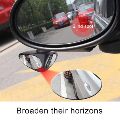 3R-051 360 Degrees Rotatable Left Blind Spot Side Assistant Mirror for Auto Car - Convex Mirror & Accessories by 3R | Online Shopping UK | buy2fix