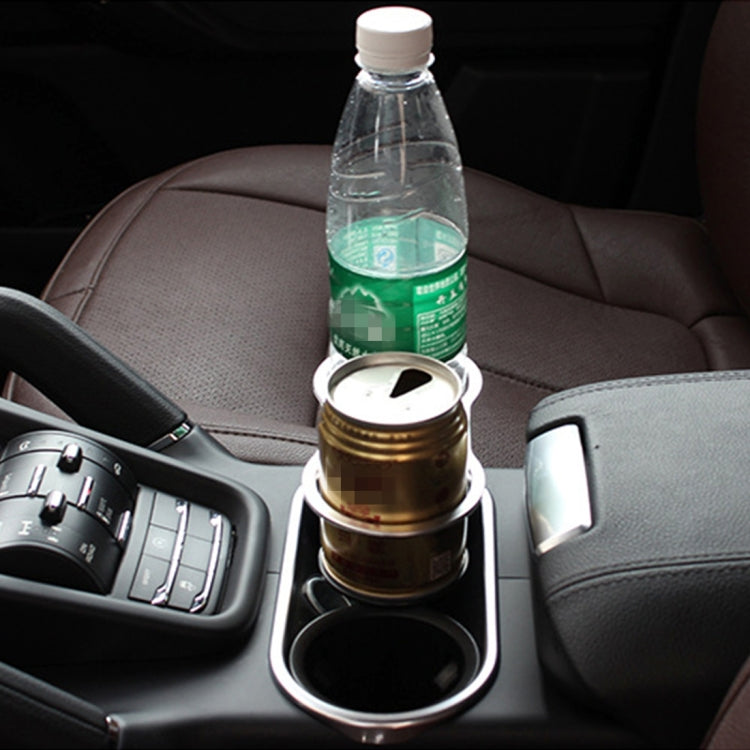 SHUNWEI SD-1021 Auto Car Truck Mount Dual Hole Drink Can Drinking Bottle Cup Holder Stand(Black) - Car Drink Holders by SHUNWEI | Online Shopping UK | buy2fix