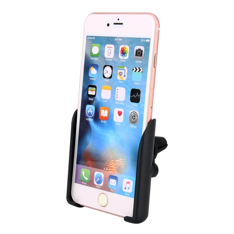 Universal Car Air Vent Mount Phone Holder Stand, Clip Width: 6-8.5cm, For iPhone, Galaxy, Sony, Lenovo, HTC, Huawei and other Smartphones (Black) - Car Holders by buy2fix | Online Shopping UK | buy2fix