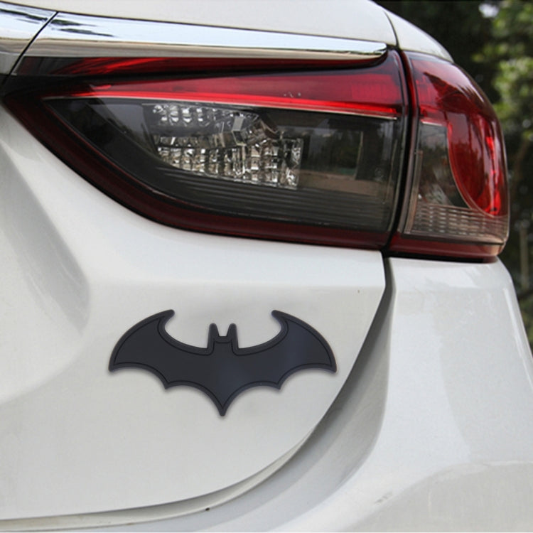 Bat Shape Shining Metal Car Free Sticker(Black) - 3D Metal Sticker by buy2fix | Online Shopping UK | buy2fix