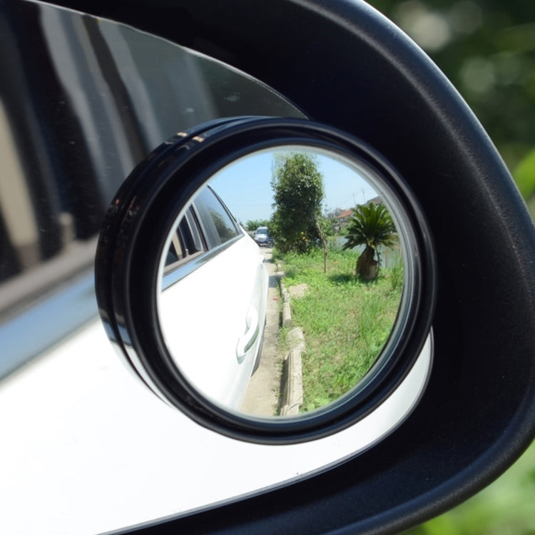 3R-023 Car Blind Spot Rear View Wide Angle Mirror, Diameter: 7.5cm(Black) - Convex Mirror & Accessories by 3R | Online Shopping UK | buy2fix