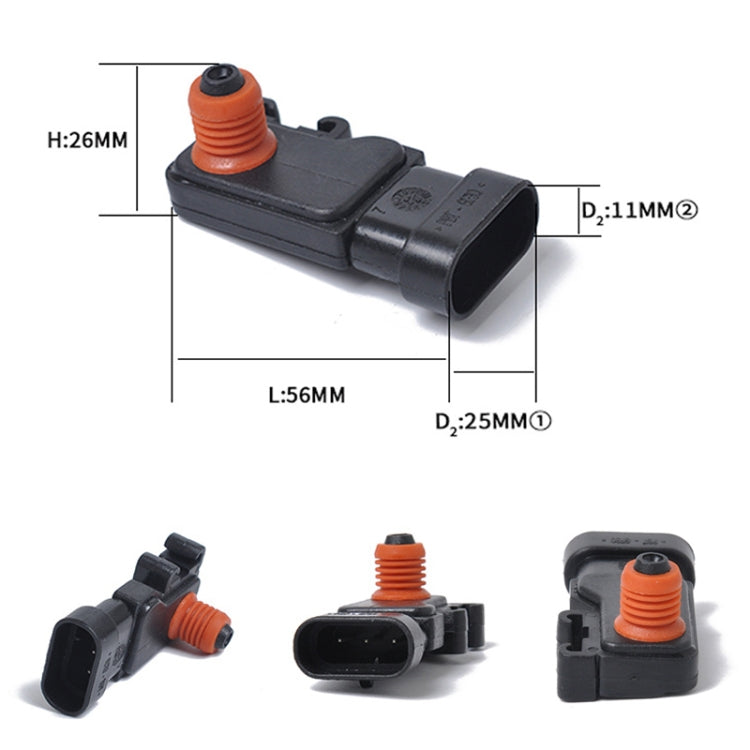 Car Intake Manifold Absolute Pressure Sensor MAP Sensor 16212460 for Buick  / Chevrolet / Daewoo - In Car by buy2fix | Online Shopping UK | buy2fix