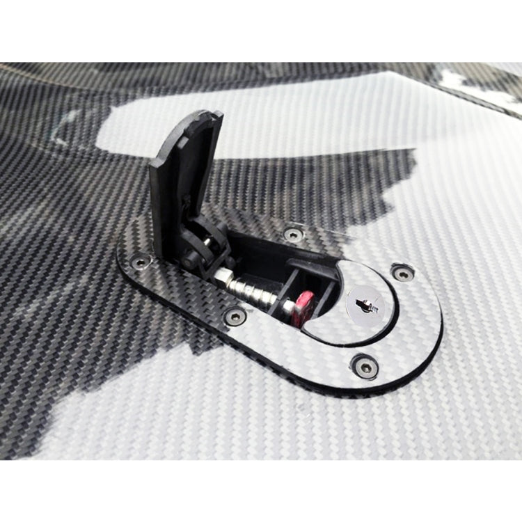 A Pair Car Carbon Fiber Cover Lock Modified Hood Lock General Racing Car Cover Lock - In Car by buy2fix | Online Shopping UK | buy2fix