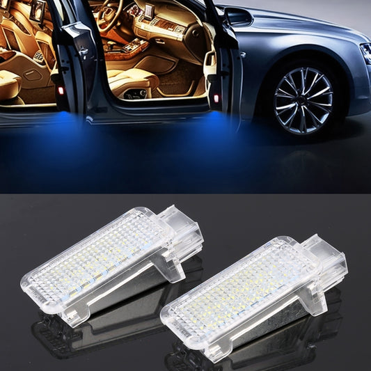 2 PCS LED Car DC 12V 1.5W Door Lights Lamps for Audi / Volkswagen(Blue Light) - Door Lights by buy2fix | Online Shopping UK | buy2fix