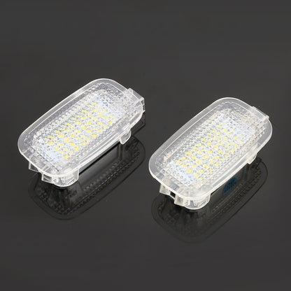 2 PCS LED Car DC 12V 1.5W 6000K 100LM Door Lights Lamps 18LEDs SMD-3528 Lamps for Mercedes Benz - Door Lights by buy2fix | Online Shopping UK | buy2fix