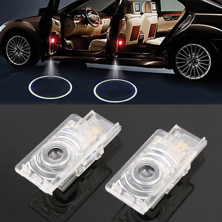 2 PCS DC12V 1.8W Car Door Logo Light Brand Shadow Lights Courtesy Lamp for Cadillac - Door Lights by buy2fix | Online Shopping UK | buy2fix