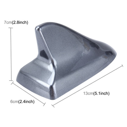 A-886 Car Auto Shark Fin Dome Antenna Decoration for Honda Buick Nissan Hyundai Toyota Volkswagen Mazda(Grey) - Aerials by buy2fix | Online Shopping UK | buy2fix