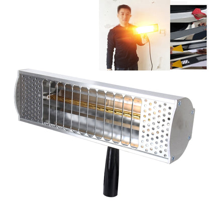 1000W Handheld Heat Light Infrared Dryer Spray Paint Heating Curing Lamp Baking Booth Heater, Cable Length: 2m EU Plug - Infrared Paint Lamp by buy2fix | Online Shopping UK | buy2fix