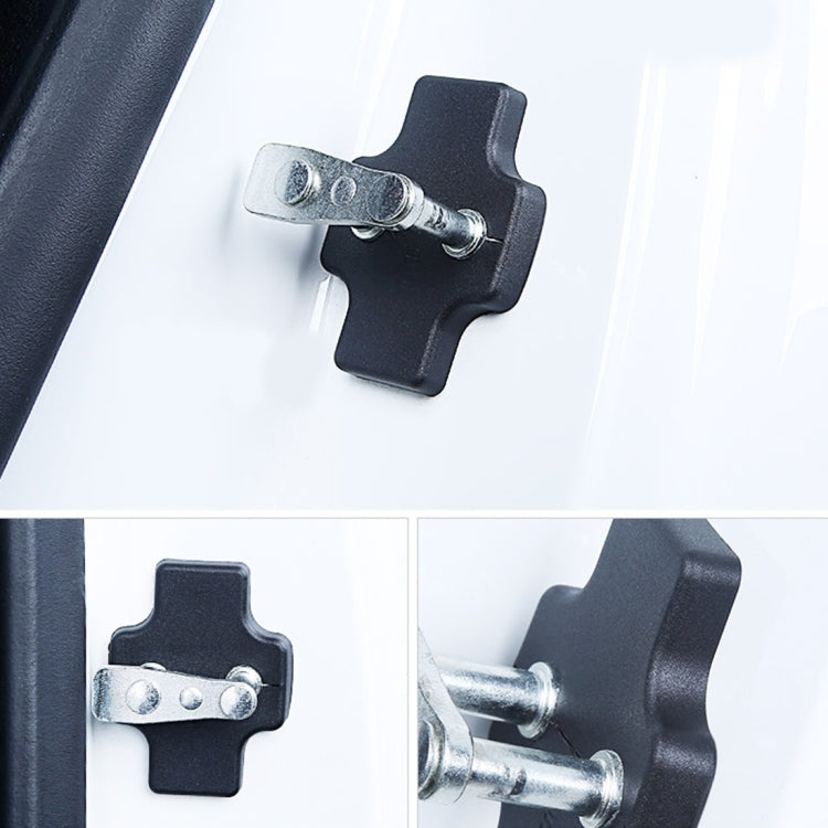 4 PCS Car Door Lock Buckle Decorated Rust Guard Protection Cover for BaoJun Chery SGMW Chevrolet HuaCheng ZhongHua - In Car by buy2fix | Online Shopping UK | buy2fix