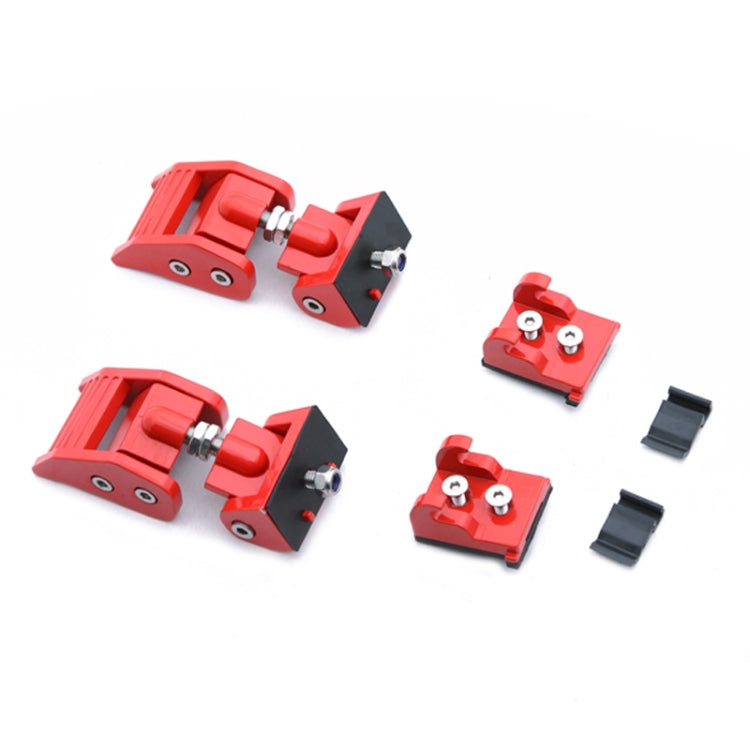 2 PCS Car Latch Locking Catch Buckle Engine Cover for Jeep Wrangler JK 2007-2017(Red) - In Car by buy2fix | Online Shopping UK | buy2fix