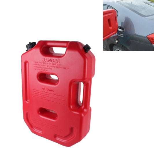 Gasoline Fuel Tanks Plastic 2.6 Gallon 10 Litres Auto Shut Off Fuel Cans Oil Container Emergency Backup(Red) - oil tank tubes & oil pumps by buy2fix | Online Shopping UK | buy2fix