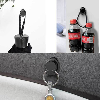 3R-2153 4 PCS Car Mini Convenient Hooks Bags Hanger Holder - Auto Fastener & Clips by 3R | Online Shopping UK | buy2fix