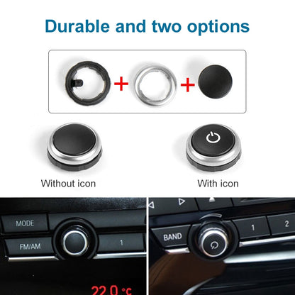 Car Radio Switch Button CD Player Volume Knob 64119350272 for BMW F10 - In Car by buy2fix | Online Shopping UK | buy2fix