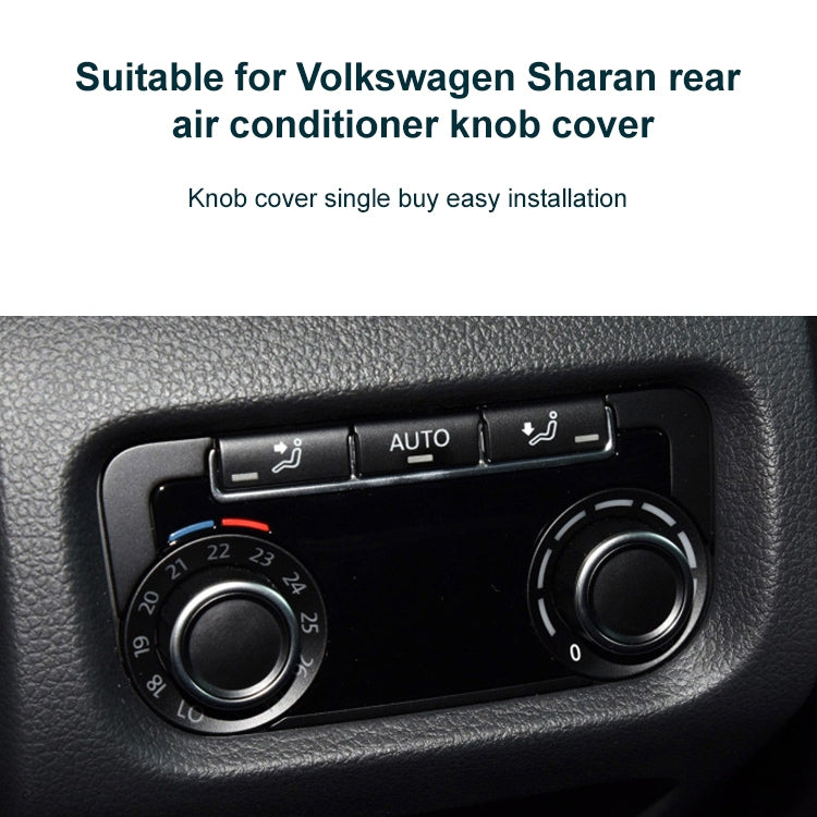 Car Rear Air Conditioner Panel Trim Cover for Volkswagen Sharan, Left Driving - In Car by buy2fix | Online Shopping UK | buy2fix