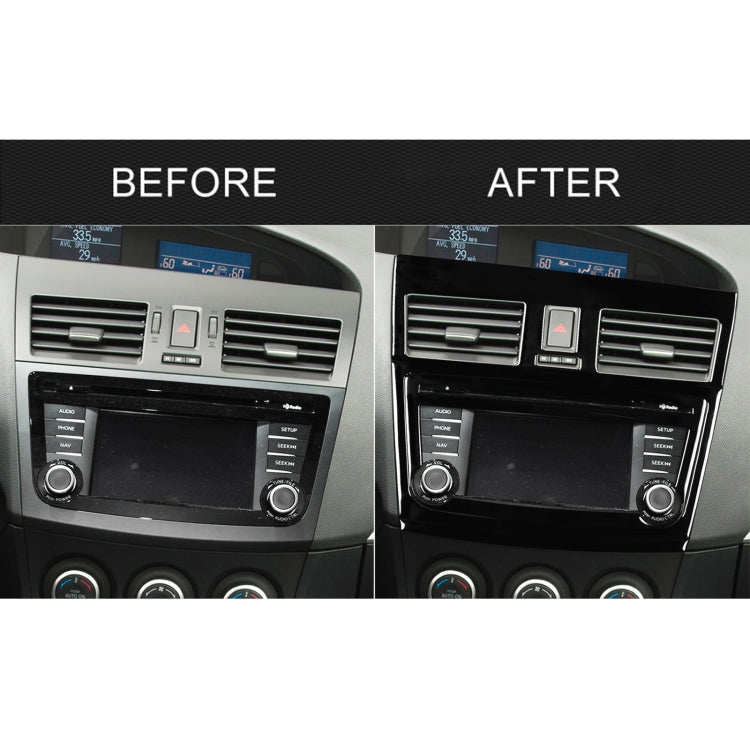 For Mazda 3 Axela 2010-2013 5 in 1 Car Central Control Navigation Set B Decorative Sticker, Left Drive - In Car by buy2fix | Online Shopping UK | buy2fix