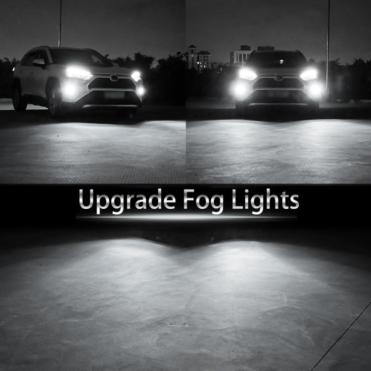 1 Pair BA20D DC12V 7.8W Car LED Fog Light (White Light) - In Car by buy2fix | Online Shopping UK | buy2fix