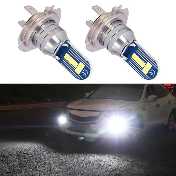 1 Pair H7 DC12V 7.8W Car LED Fog Light (White Light) - In Car by buy2fix | Online Shopping UK | buy2fix