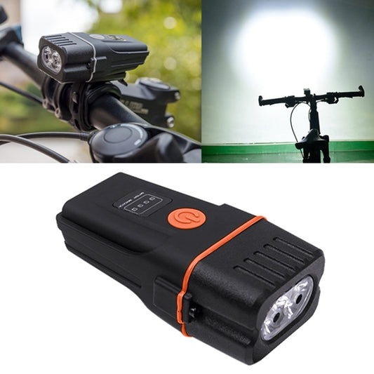 Mountain Bike Light Headlights Super Bright Rechargeable Flashlight Night Riding Equipment (Orange) - Headlights by buy2fix | Online Shopping UK | buy2fix