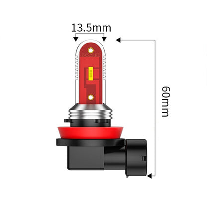 2 PCS H8 / H11 DC9-24V 7W 1200LM IP65 Car LED Fog Light (Green Light) - In Car by buy2fix | Online Shopping UK | buy2fix