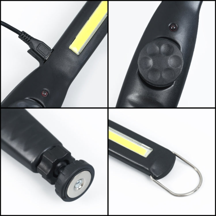 Car Home Car Work Maintenance Lamp Inspection Maintenance Light Emergency COB Charging Lamp (Black) - In Car by buy2fix | Online Shopping UK | buy2fix