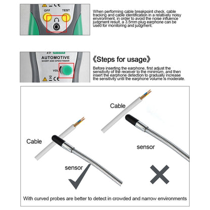 DUOYI DY25 Car Tester Cable Short & Open Circuit Finder Tester Tracer Diagnose Tone Line Finder - Electronic Test by DUOYI | Online Shopping UK | buy2fix