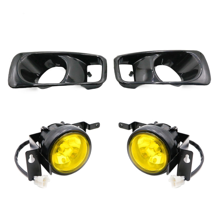 1 Pair Car Modified Front Fog Light for Honda Civic 1999-2000 (Yellow Light) - In Car by buy2fix | Online Shopping UK | buy2fix