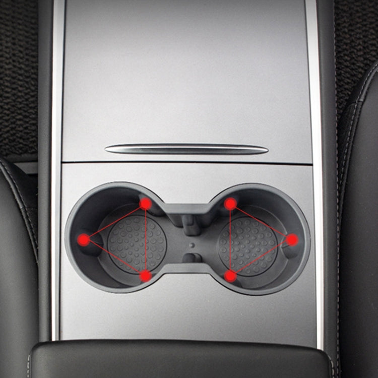 SHUNWEI SD-1054 Car Water Cup Holder for Tesla Model 3 / Y(Grey) - In Car by SHUNWEI | Online Shopping UK | buy2fix