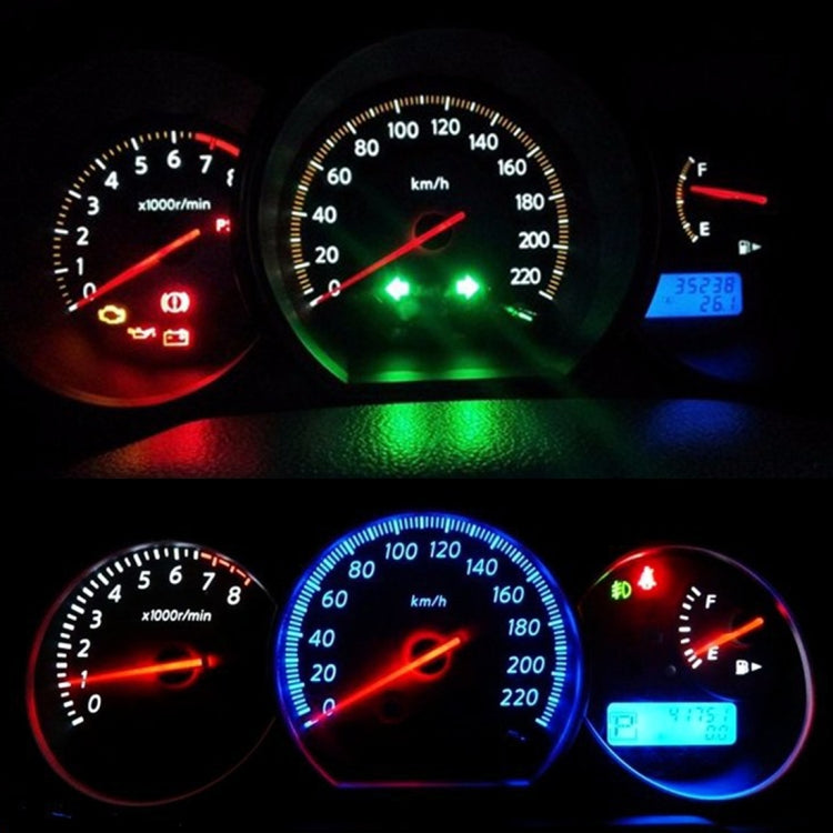 10 in 1 T5 Car Instrument Panel LED Decorative Light (Green Light) - In Car by buy2fix | Online Shopping UK | buy2fix