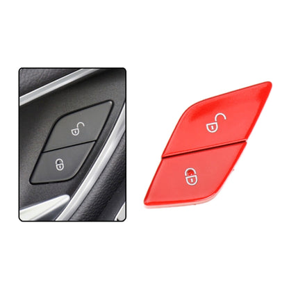 For Mercedes-Benz E-Class 2016-2021 Left Driving Car Left Side Door Lock Switch Buttons 2059055251 (Red) - In Car by buy2fix | Online Shopping UK | buy2fix