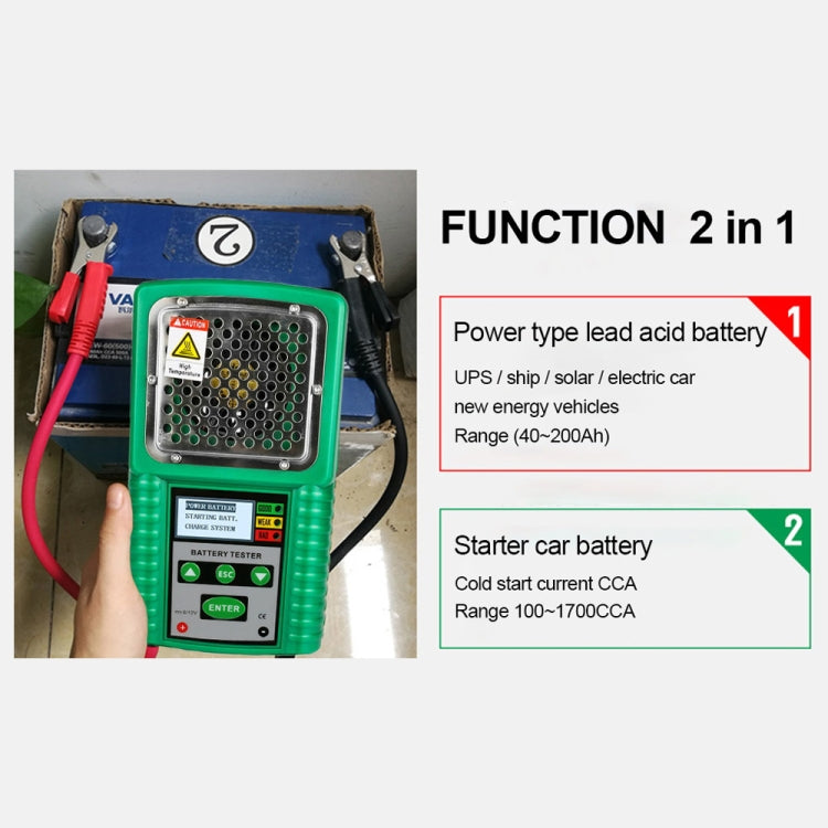 DUOYI DY226A Car 3 in 1 CCA Load Battery Charging Digital Capacity Tester - In Car by buy2fix | Online Shopping UK | buy2fix