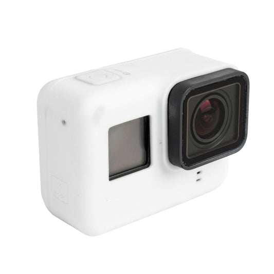 For GoPro HERO5 Silicone Housing Protective Case Cover Shell(White) - DJI & GoPro Accessories by buy2fix | Online Shopping UK | buy2fix