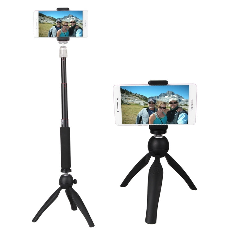 Multi-function Mini Tripod Holder Stand Mount for Mobile Phone / Digital Camera(Black) - Camera Accessories by buy2fix | Online Shopping UK | buy2fix