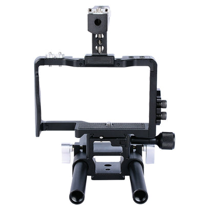 YELANGU YLG0905A Camera Video Cage Handle Stabilizer for Sony A6000/A6300/A6400/A6500(Black) - Camera Accessories by YELANGU | Online Shopping UK | buy2fix