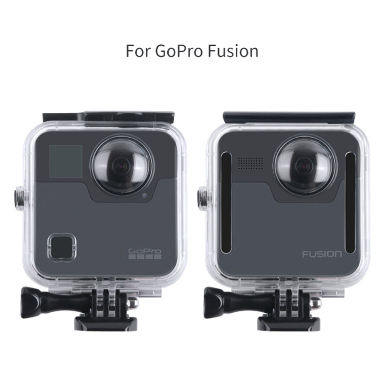 40m Waterproof Housing Protective Case  for GoPro Fusion, with Buckle Basic Mount & Screw & Wrench - DJI & GoPro Accessories by buy2fix | Online Shopping UK | buy2fix