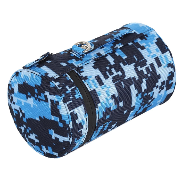 Camouflage Color Large Lens Case Zippered Cloth Pouch Box for DSLR Camera Lens, Size: 16x10x10cm (Blue) - Camera Accessories by buy2fix | Online Shopping UK | buy2fix