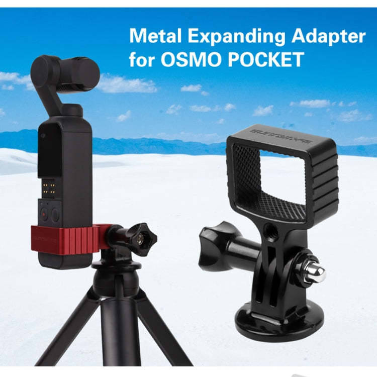 Sunnylife OP-Q9192 Metal Adapter Bracket for DJI OSMO Pocket(Black) - DJI & GoPro Accessories by Sunnylife | Online Shopping UK | buy2fix