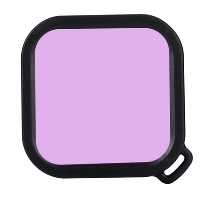 Square Housing Diving Color Lens Filter for Insta360 ONE R 4K Edition / 1 inch dition(Purple) - DJI & GoPro Accessories by buy2fix | Online Shopping UK | buy2fix