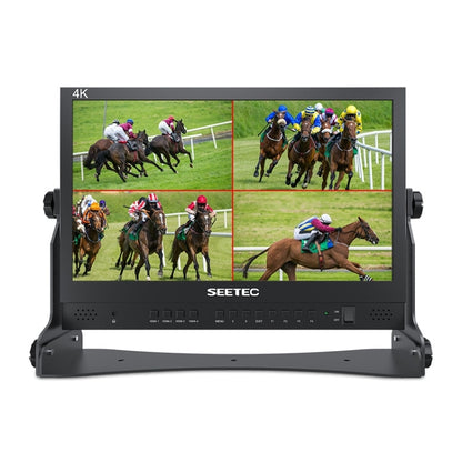 SEETEC ATEM156 1920x1080 15.6 inch IPS Screen HDMI 4K HD Live Broadcast Camera Field Monitor, Support Four Screen Split - Camera Accessories by SEETEC | Online Shopping UK | buy2fix