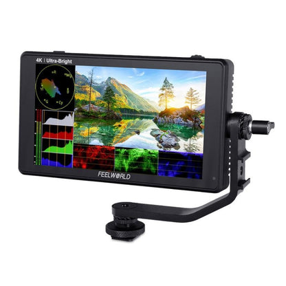 FEELWORLD LUT6 1920x1080 2600 nits 6 inch IPS Screen HDMI 4K Touch Control Camera Field Monitor - On-camera Monitors by FEELWORLD | Online Shopping UK | buy2fix