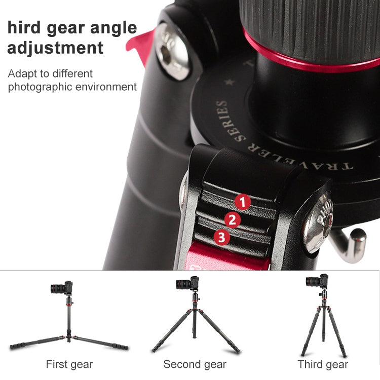 TRIOPO 888 Adjustable Portable Carbon Fiber Tripod with Q-2 Ball Head for SLR Camera, Pipe diameter: 28cm - Camera Accessories by TRIOPO | Online Shopping UK | buy2fix