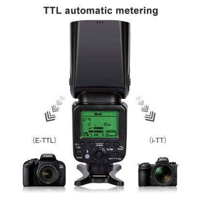 Triopo TR-666 2000mAh 2.4G Wireless Dual TTL Mode Flash Speedlite for Canon / Nikon DSLR Cameras - Shoe Mount Flashes by TRIOPO | Online Shopping UK | buy2fix