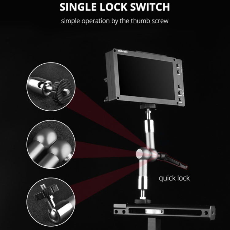 YELANGU 7 inch Adjustable Friction Articulating Magic Arm(Grey) - Camera Gimbal by YELANGU | Online Shopping UK | buy2fix
