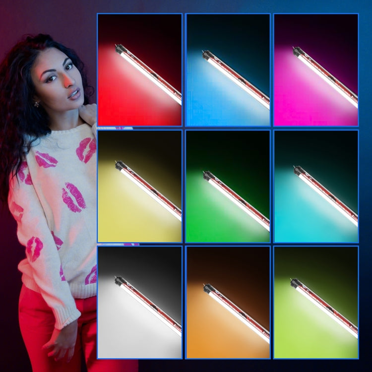 LUXCeO P7RGB Pro Colorful Photo LED Stick Video Light APP Control Adjustable Color Temperature Waterproof Handheld LED Fill Light with Remote Control - Camera Accessories by LUXCeO | Online Shopping UK | buy2fix