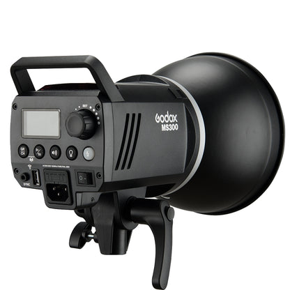 Godox MS300 Studio Flash Light 300Ws Bowens Mount Studio Speedlight(UK Plug) - Camera Accessories by Godox | Online Shopping UK | buy2fix